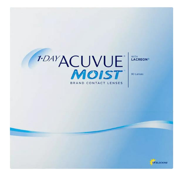 CLEAR JOHNSON & JOHNSON ACUVUE MOIST 90 PACK