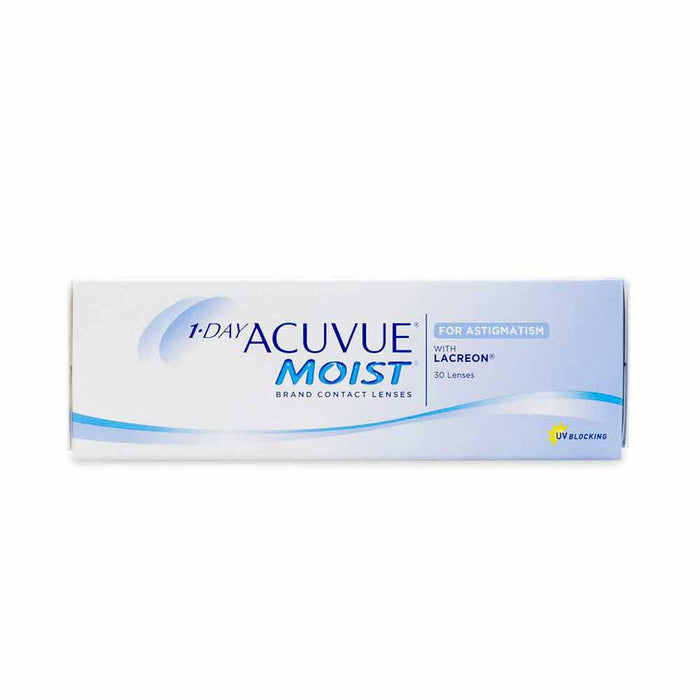 CLEAR JOHNSON & JOHNSON ACUVUE MOIST ASTIGMATIC 30 PACK