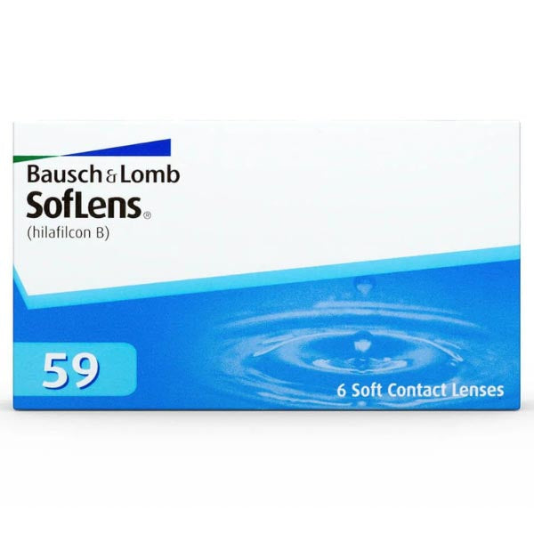 CLEAR BAUSCH+LOMB SOFLENS 6 PACK