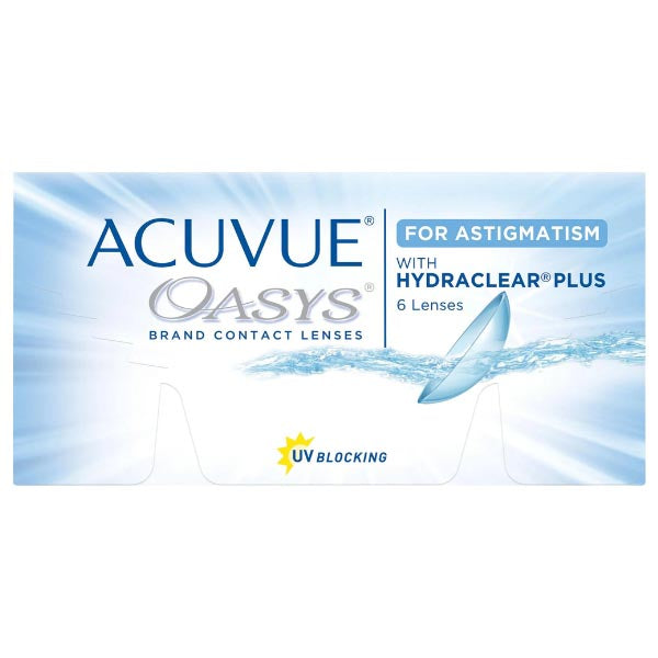 CLEAR JOHNSON & JOHNSON  ACUVUE OASYS  ASTIGMATIC 6 PACK