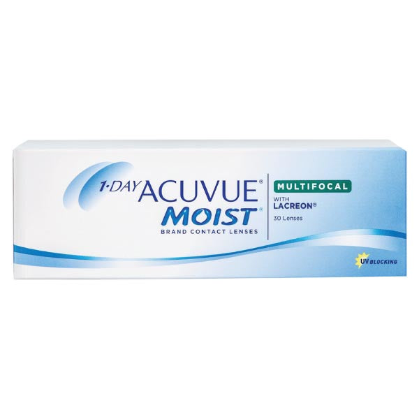 CLEAR JOHNSON & JOHNSON  ACUVUE MOIST MULTIFOCAL 30 PACK