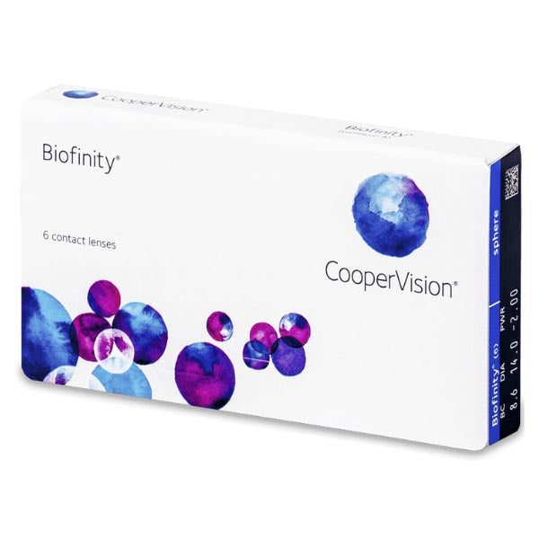 CLEAR COOPERVISION BIOFINITY 6 PACK