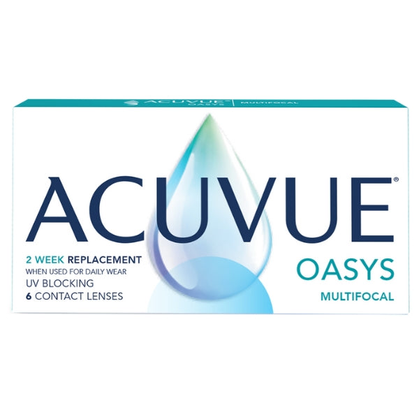 CLEAR JOHNSON & JOHNSON  ACUVUE OASYS  MULTIFOCAL 6 PACK