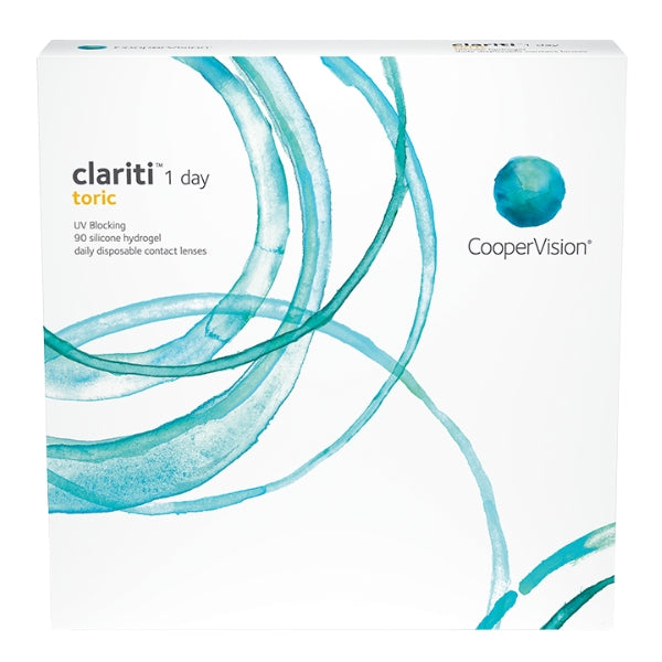 CLEAR COOPERVISION CLARITI 1 DAY TORIC 90 PACK