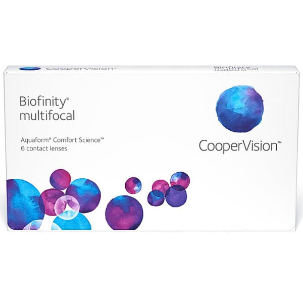 CLEAR COOPERVISION BIOFINITY  MULTIFOCAL 6 PACK