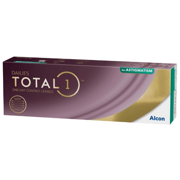 CLEAR ALCON TOTAL 1 30 PACK ASTIGMATISM