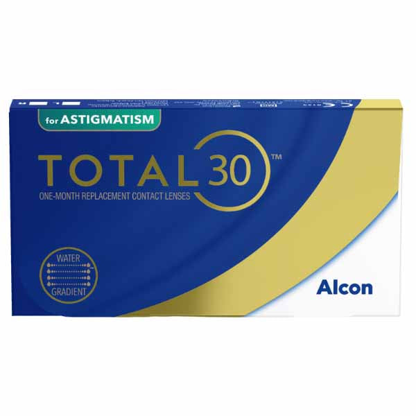 CLEAR ALCON TOTAL 30 ASTIGMATISM 6 PACK
